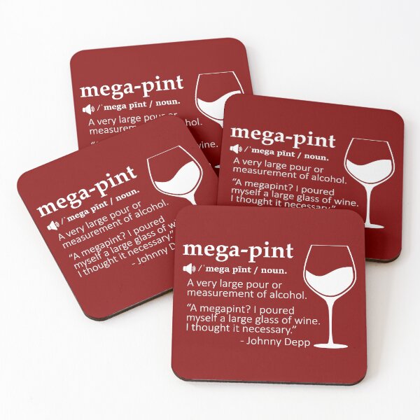 Item preview, Mega-Pint (White Design)  designed and sold by canossagraphics.