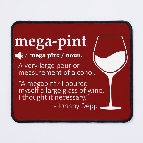 Item preview, Mega-Pint (White Design)  designed and sold by canossagraphics.