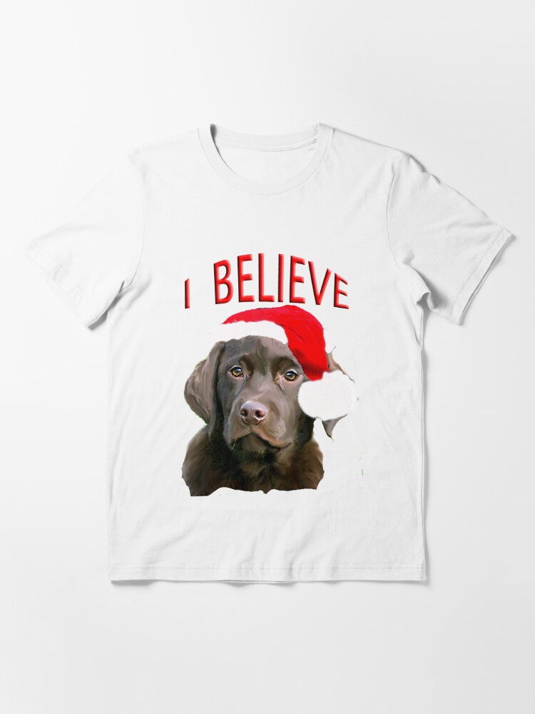 chocolate lab christmas shirt