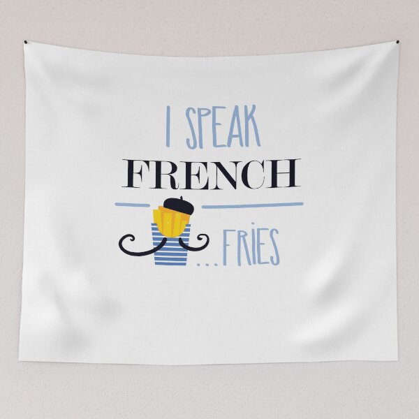 Item preview, I Speak French Fries designed and sold by Rae134.