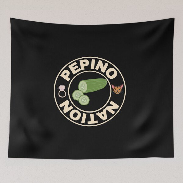 Item preview, Pepino Nation Round Logo - Cat + Ring, Transparent designed and sold by PepinoNation.
