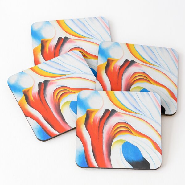 Item preview, Music pink and blue art of georgia O'keeffe classic painting designed and sold by Golido.