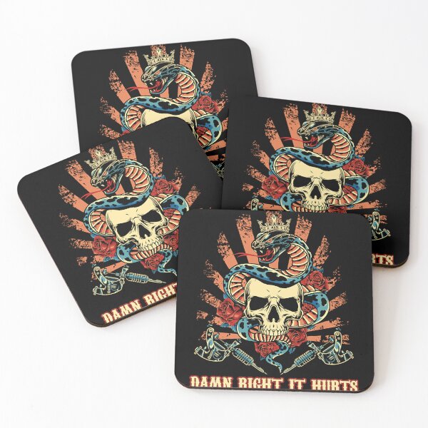 Item preview, Tattoos - Damn Right It Hurts T-Shirt designed and sold by Atrionlia209.