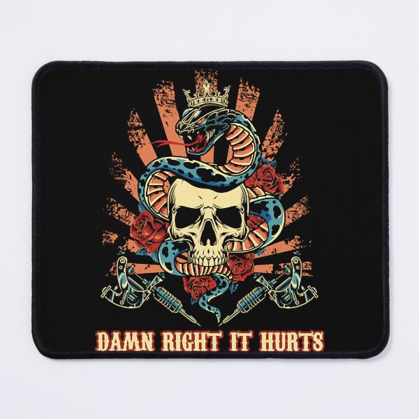 Item preview, Tattoos - Damn Right It Hurts T-Shirt designed and sold by Atrionlia209.