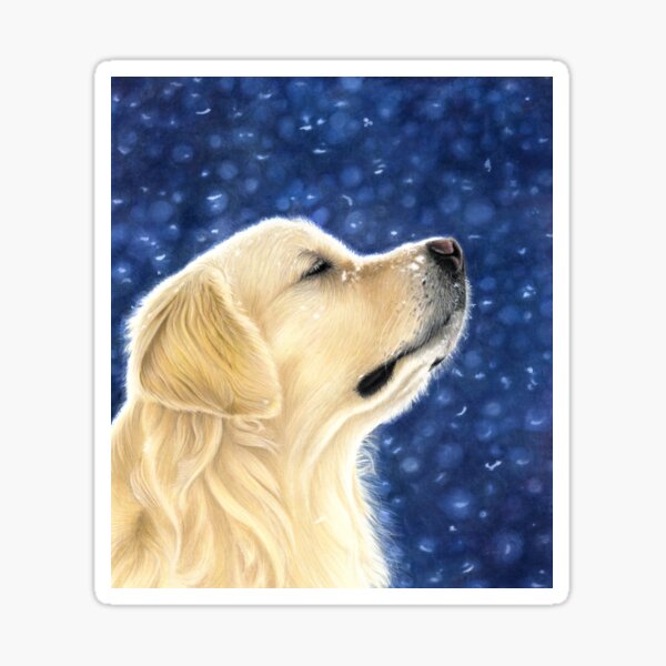 Golden Retriever - Magic Moment Sticker