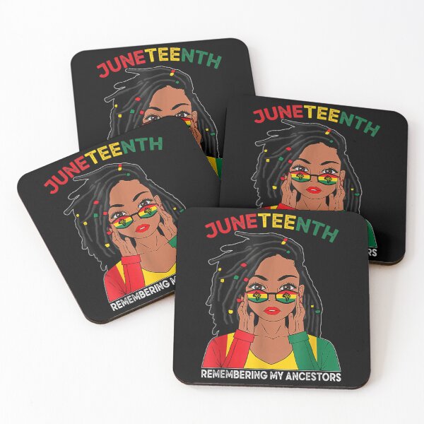 Item preview, Loc'd Hair Black Woman Remebering My Ancestors Junenth designed and sold by Levidean.