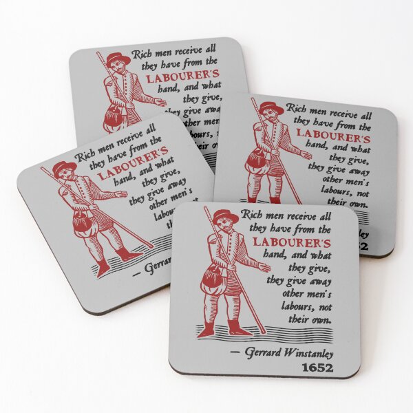 Item preview, Tactic Duplicatec Evolution Gerrard Winstanley Diggers Quote Blackre Gifts designed and sold by Alyssa024Arlene.