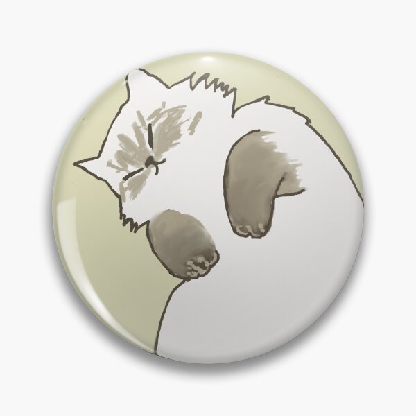 Item preview, Napping fluffy cat designed and sold by miyakod.