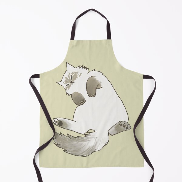 Item preview, Napping fluffy cat designed and sold by miyakod.