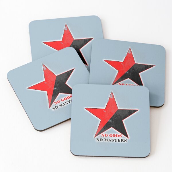 Item preview, Objector Bring Benefit No Gods No Masters Anarchist Star Grunge Classic Music Fans designed and sold by Marguerite042Ri.