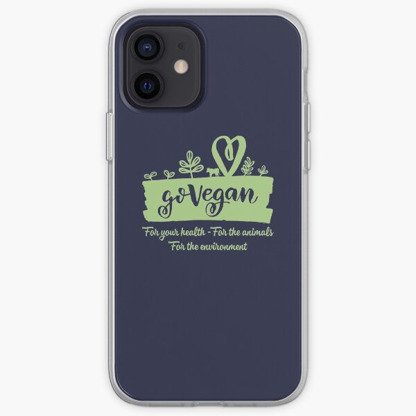 Go Vegan For Your Health iPhone Soft Case