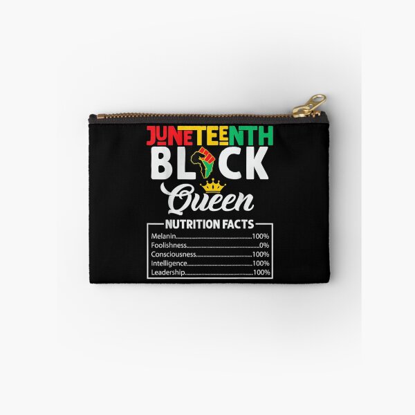 Item preview, Junenth Womens Black Queen Nutritional Facts Freedom Day designed and sold by Levidean.