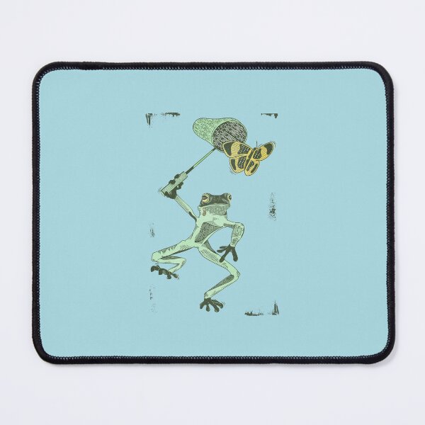 Item preview, Frog catching butterflies designed and sold by piedaydesigns.