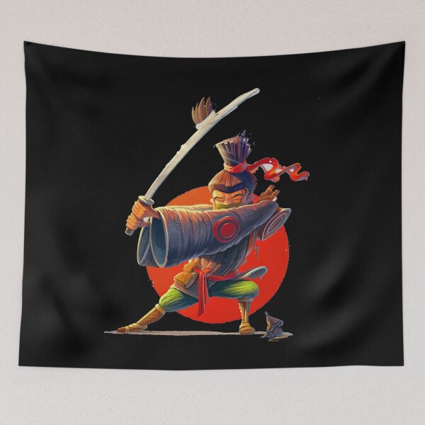 Item preview, Samurai Anime Cut His Own Hair   designed and sold by DaleaBerry.