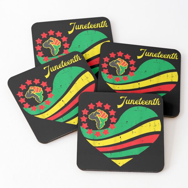 Item preview, Junenth Heart Africa Fist June 19th 1865 Men Women Kids designed and sold by Levidean.