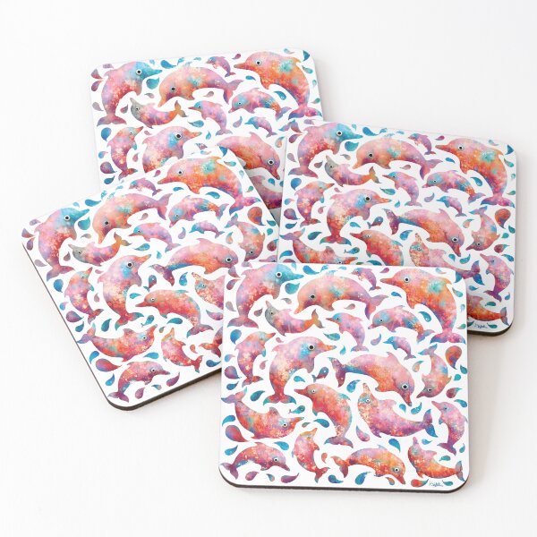 Item preview, Pink Dolphins designed and sold by Karin Taylor.