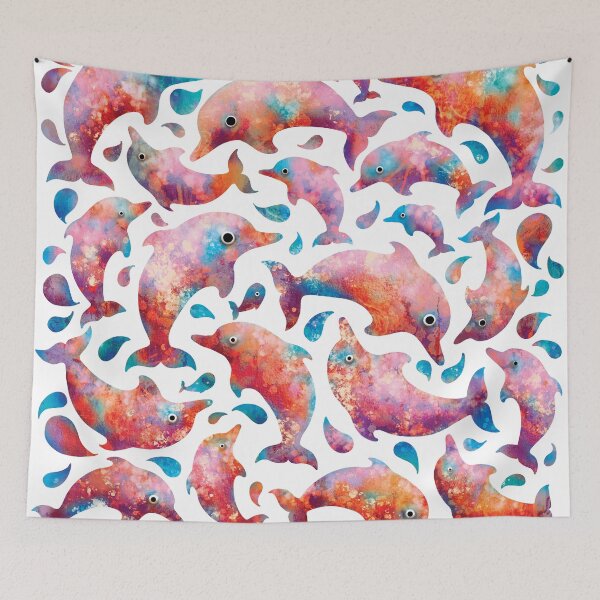 Item preview, Pink Dolphins designed and sold by Karin Taylor.