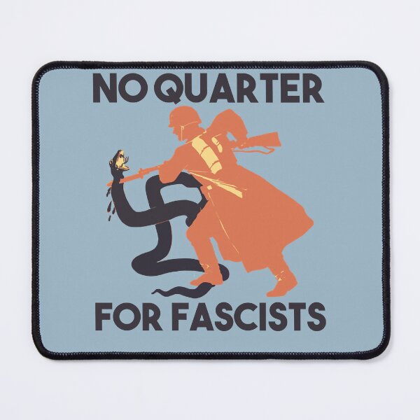 Item preview, Objector Bring Benefit No Quarter For Fascists Graphic Gifts designed and sold by Marguerite042Ri.