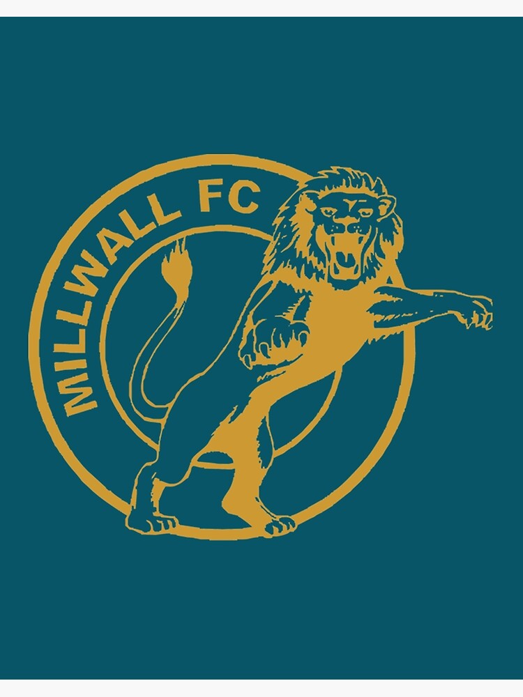 Millwall FC logo with stripes | Art Board Print