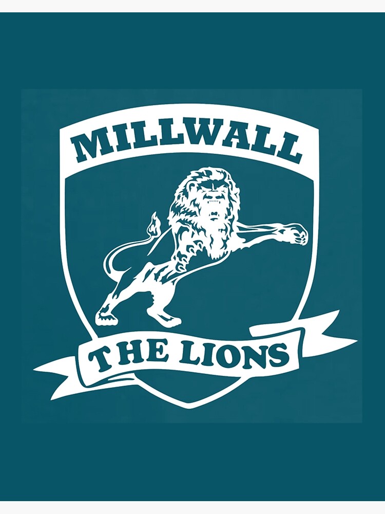 Millwall FC logo with stripes | Art Board Print