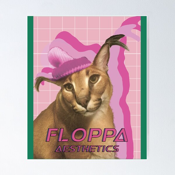  4” Floppa Sticker Big Cat Lynx Punk Goth Art Skate Cat Wild  Cool Morph Meme : Everything Else