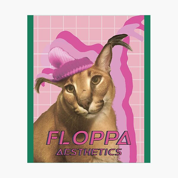 Big Floppa - Caracal meme cat / fat floppa / cursed floppa Postcard for  Sale by romanticists