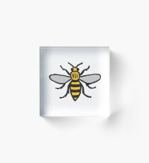 Manchester Bee, Classic Edition Acrylic Block