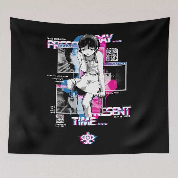 Item preview, [QR] Lain Windows serial experiments lain anime art designed and sold by AshleyerStreet.