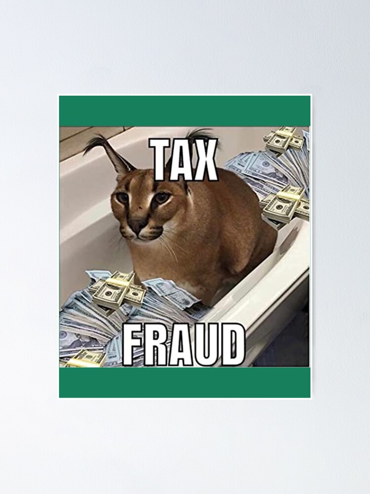 Big Floppa tax fraud Funny memes  Poster for Sale by JennieCOM