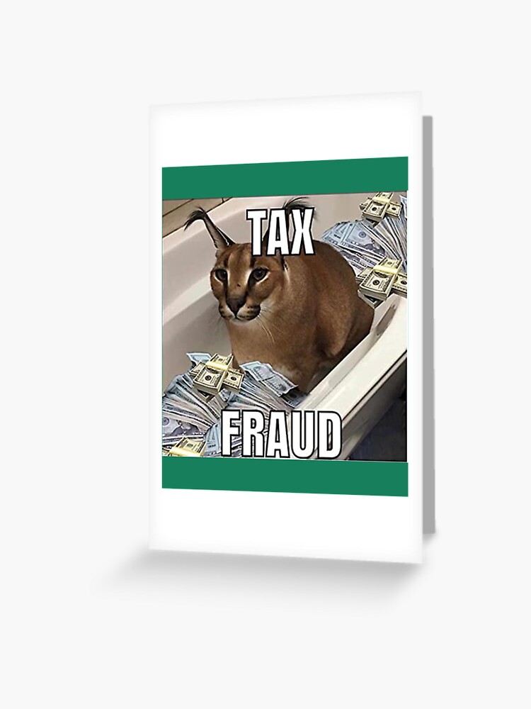 Big Floppa tax fraud Funny memes | Sticker