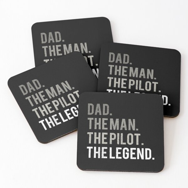 Item preview, Dad The Man The Pilot The Legend Father Aviation designed and sold by adxota.