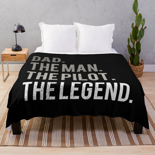 Item preview, Dad The Man The Pilot The Legend Father Aviation designed and sold by adxota.