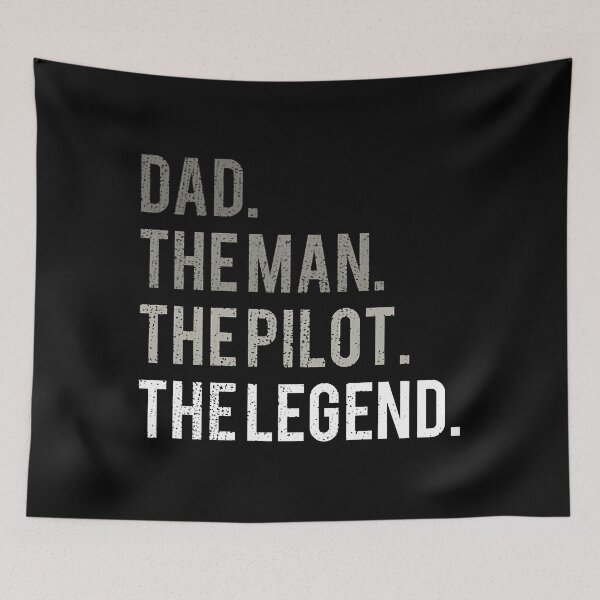 Item preview, Dad The Man The Pilot The Legend Father Aviation designed and sold by adxota.