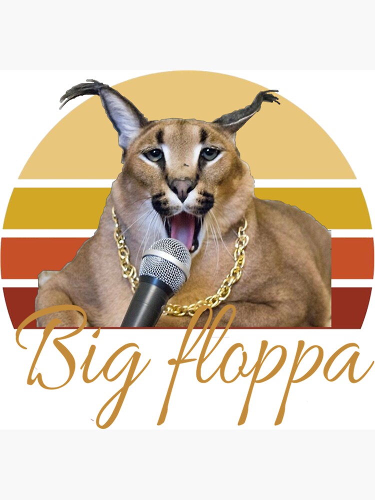 Big floppa rapper king crown poppa meme  Magnet for Sale by Joahnoan