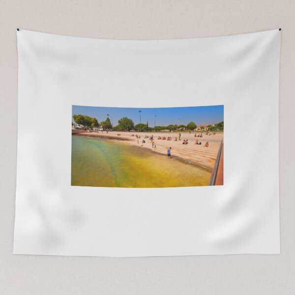 Item preview, river beach. belém tower designed and sold by Tereza Pilar  Art.