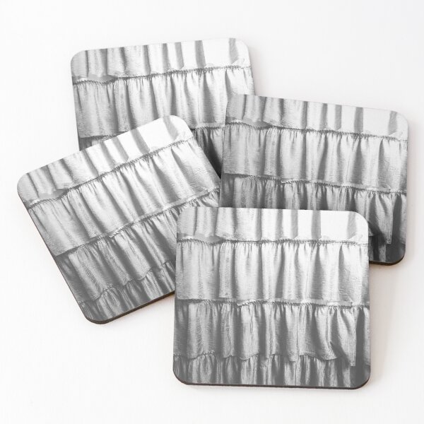 Item preview, Silvery White Ruffles designed and sold by arfff.