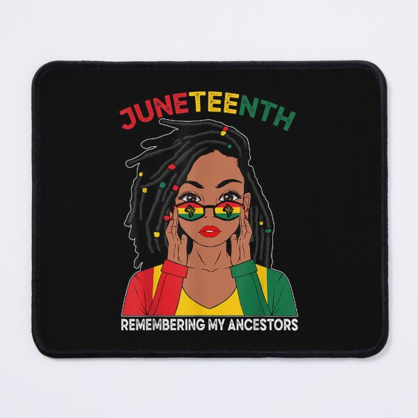 Item preview, Loc'd Hair Black Woman Remebering My Ancestors Junenth designed and sold by Levidean.