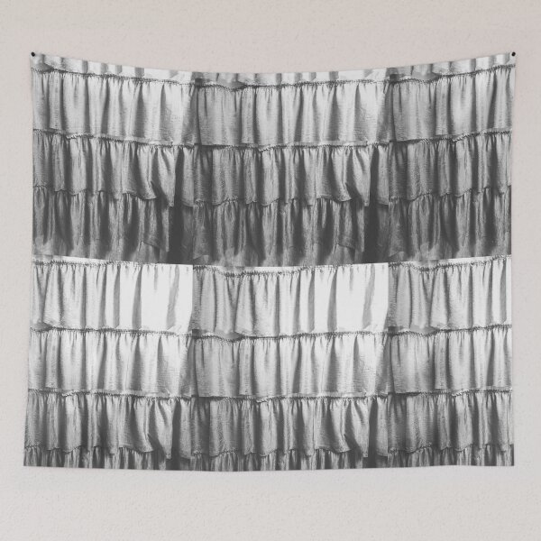 Item preview, Silvery White Ruffles designed and sold by arfff.