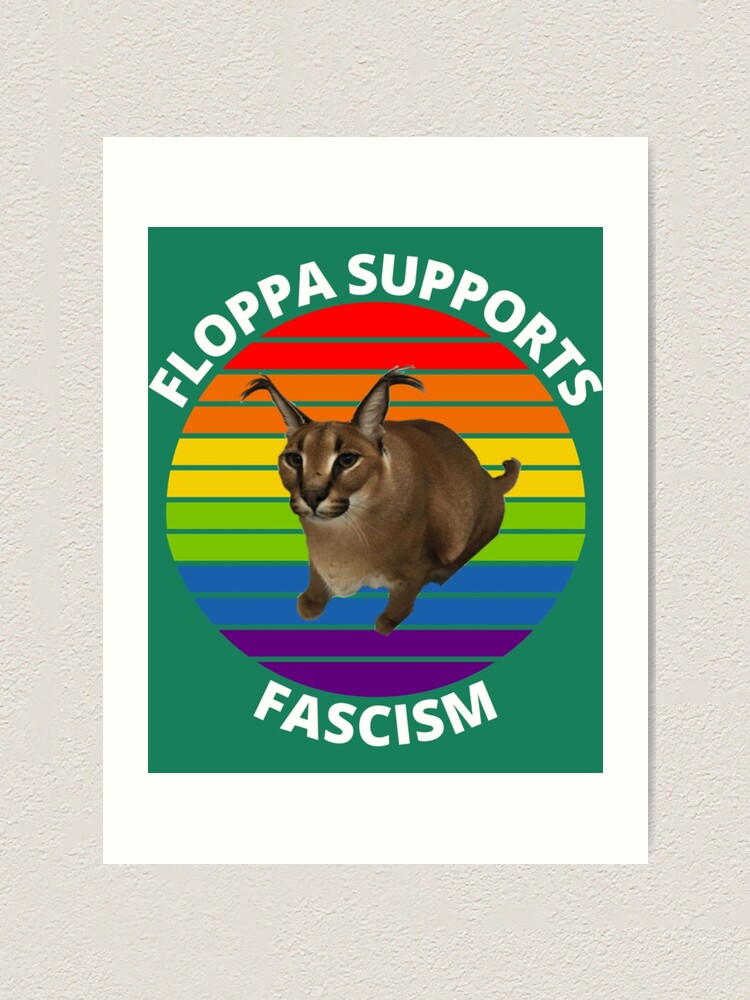 Big Floppa My Beloved Caracal Meme | Art Board Print