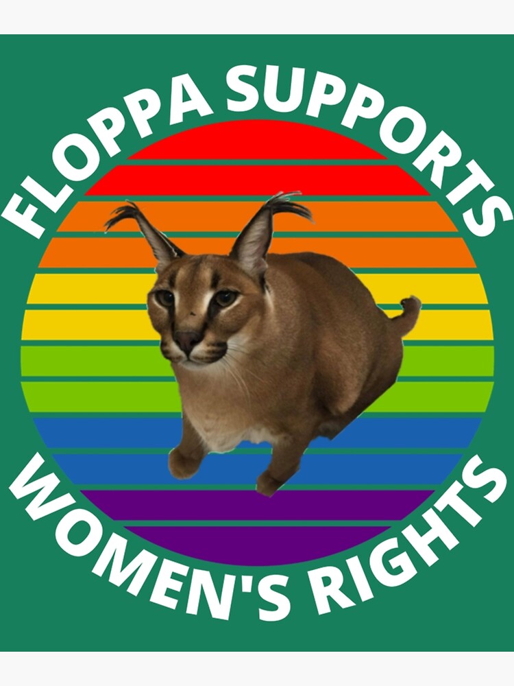 FLOPPA CAT \ CARACALS / GOOD AT MATH | Greeting Card