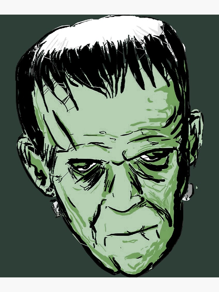 Secret Horror Movie Frankenstein Retro Vintage Poster For Sale By