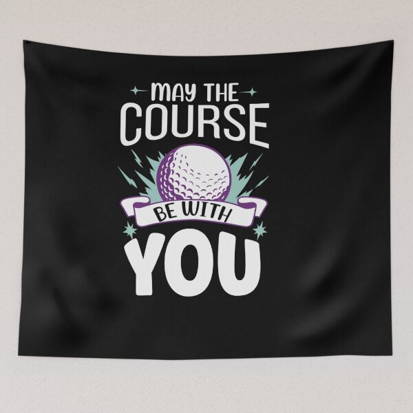 Item preview, MAY THE COURSE BE WITH YOU FUNNY DISC GOLF LOVER PLAYER designed and sold by sobriowslen.