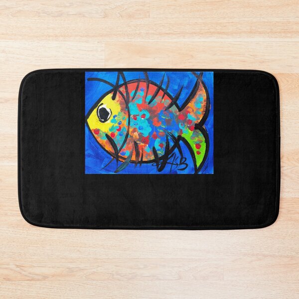 Item preview, Happy As Fish louise stewart brown creative artworks colourful designed and sold by AshleyerStreet.