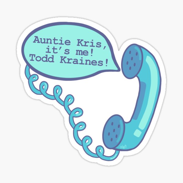 Aperçu de l'œuvre Tatie Kris, c'est moi ! Todd Kraines ! créée et vendue par ArtThatGlitters.
