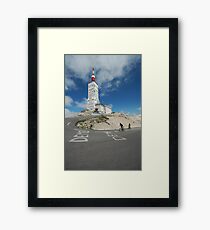 reaching the top Framed Print