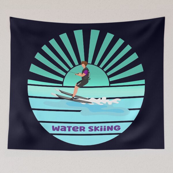 Item preview, Sunset water skiing designed and sold by Astralia.