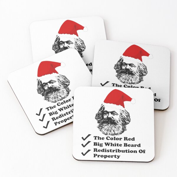 Aperçu de l'œuvre L'objecteur apporte des cadeaux graphiques du communisme de Santa Marx créée et vendue par Marguerite042Ri.