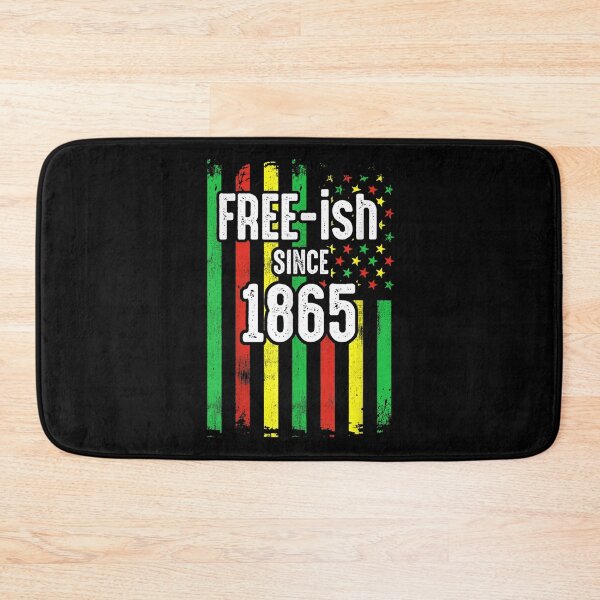 Item preview, Free-ish Since 1865 Junenth Black Pride African USA Flag designed and sold by Levidean.