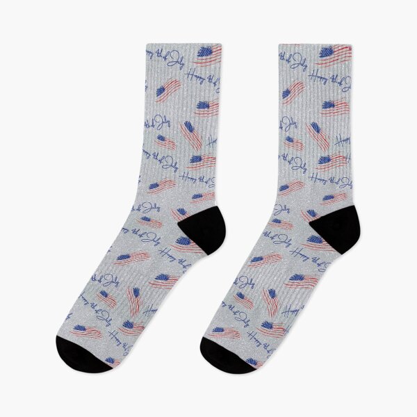 Item preview, Happy 4th of July with flags: mix and match patterns, and 7 sticker set designed and sold by Becky Hunter.