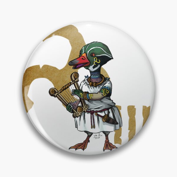 Item preview, Bronze Age Duck: Harpist Duck designed and sold by Skulldixon.